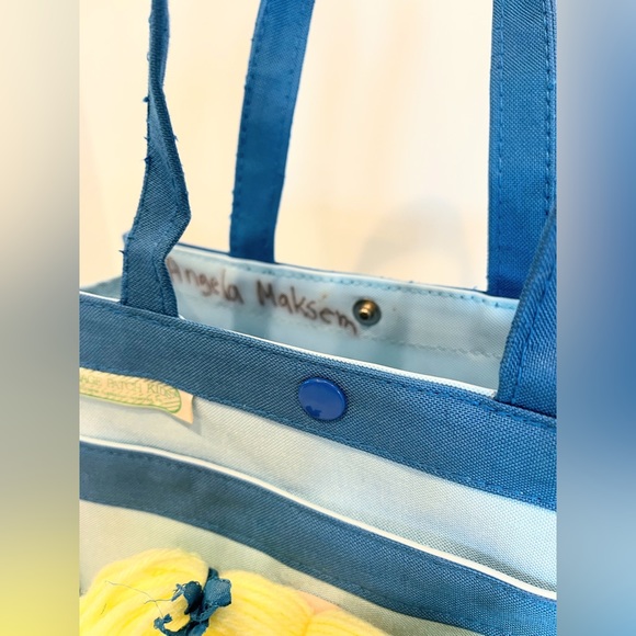 Cabbage Patch Doll Blonde Rubber Face Small Tote 1983 - Picture 4 of 12